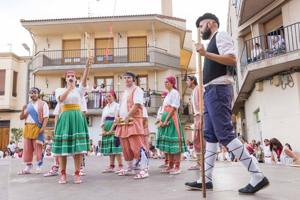 Fustiñanako Paloteadoa. 2019. It.: Diario de Navarra. Blanca Aldanondo