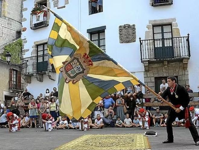 Berako Bandera dantza. 2022. J.M. Ondikol (Diario de Noticias)